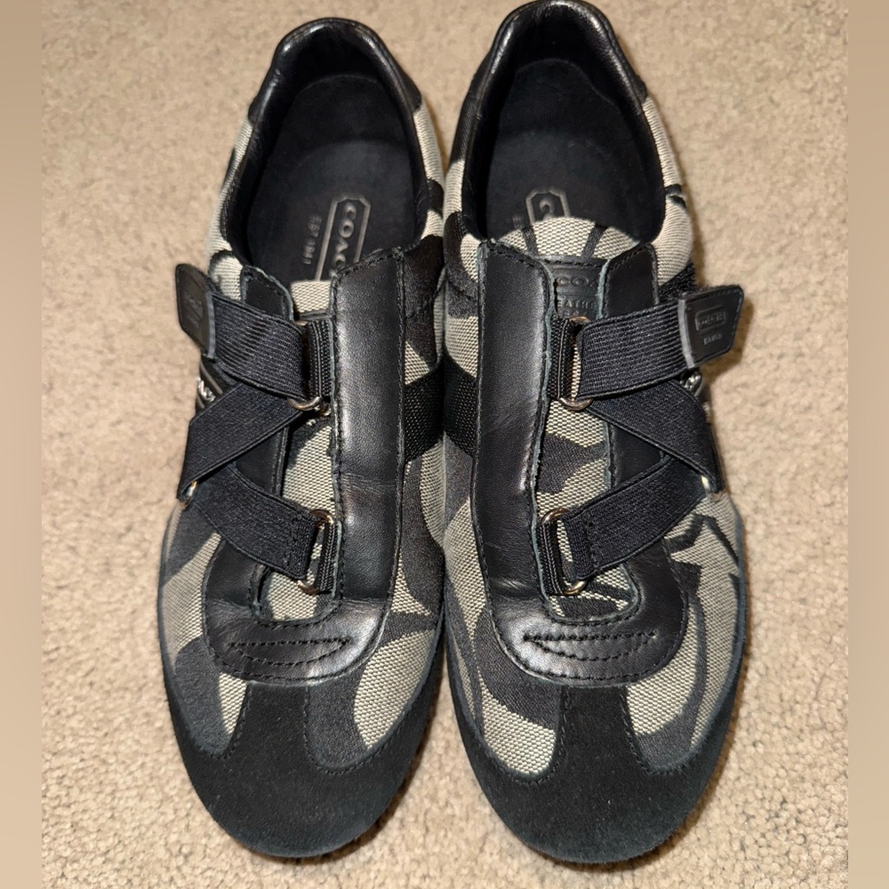 Coach Black and Gray Women's casual sneakers